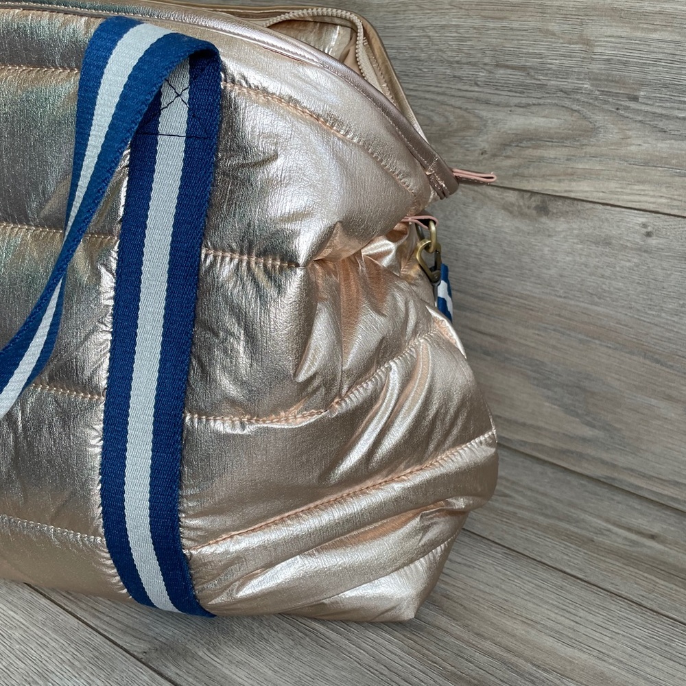 NEW! Anthropologie Quilted Weekender Bag - Picture 6 of 12